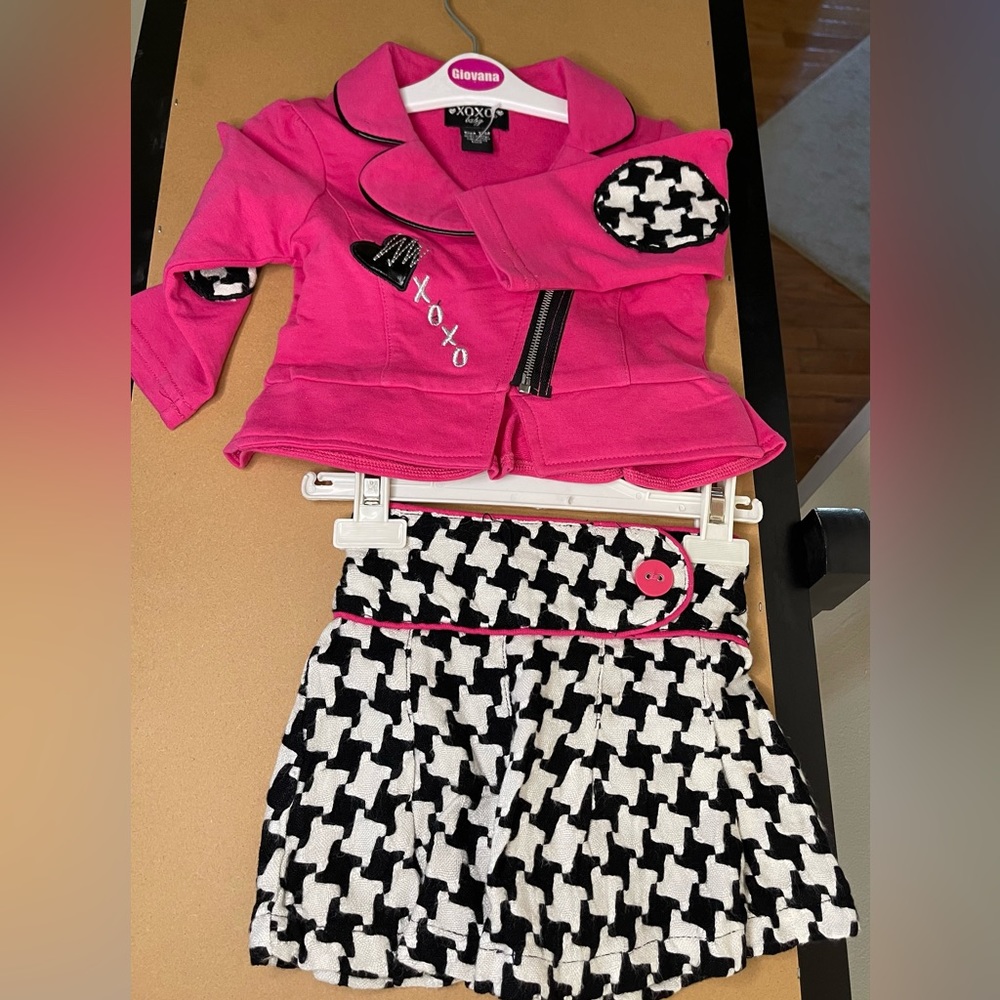 Two pieces - picture day Baby girl clothes, jacket and skirt for girl